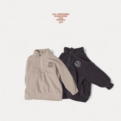 【予約】bio fleece half zipup / boneoune (XS-JL)