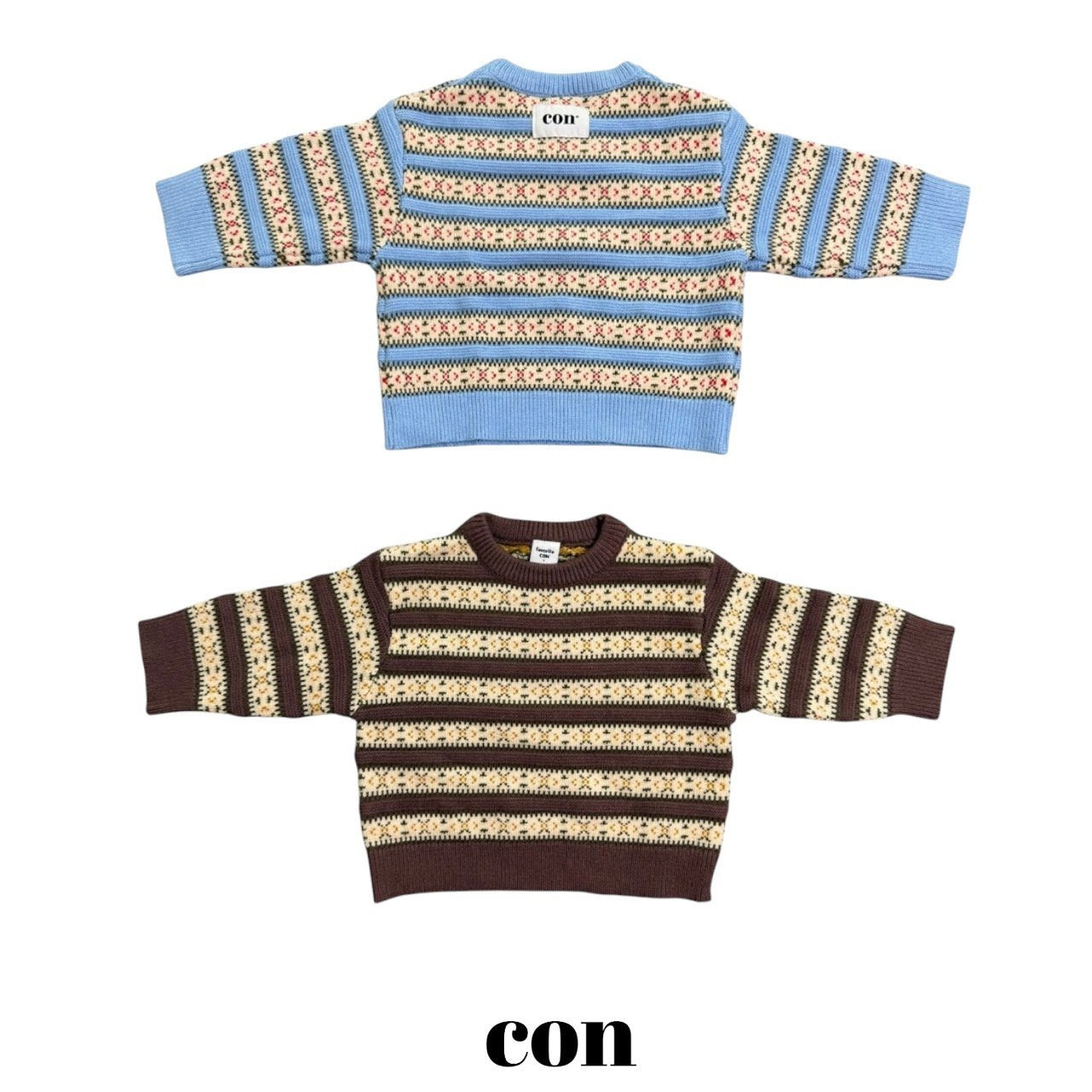 【予約】Nordic sweater /  con
