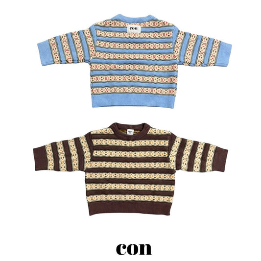 【予約】Nordic sweater /  con