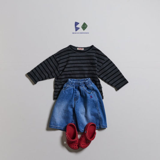 【予約】ソフト5分デニム / boneoune (XS-JL)