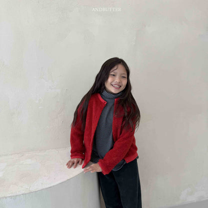 【予約】Creamy Cardigan  /  andbutter (S-JM)