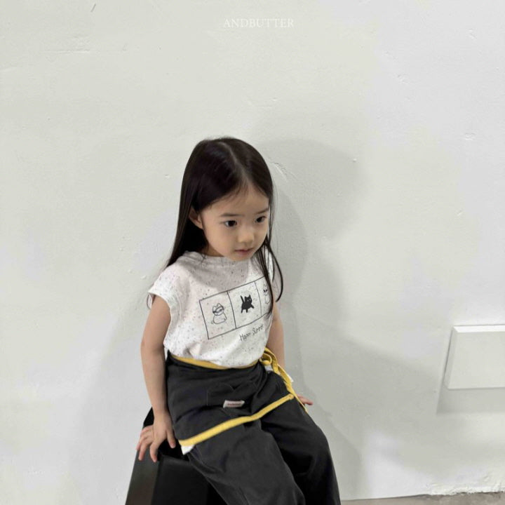 【予約】 Summer happy sleeveless / andbutter(S-JM)