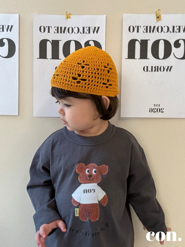 【予約】ベアTシャツ / con. (XXS-M)