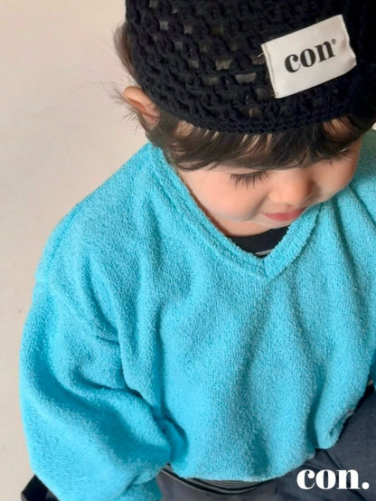 【予約】v 刺繍ニットトップス / con. (XXS-M)