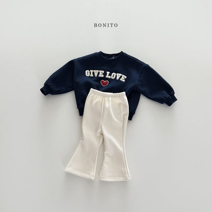 【予約】boots cut leggings /  bonito (12m-JM)