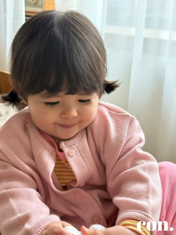 【予約】デイリーカーディガン / con. (XXS-M)