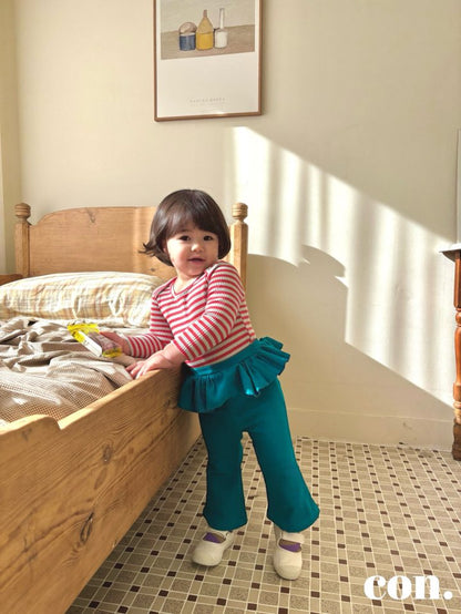 【予約】カラーリブTシャツ / con. (XXS-M)