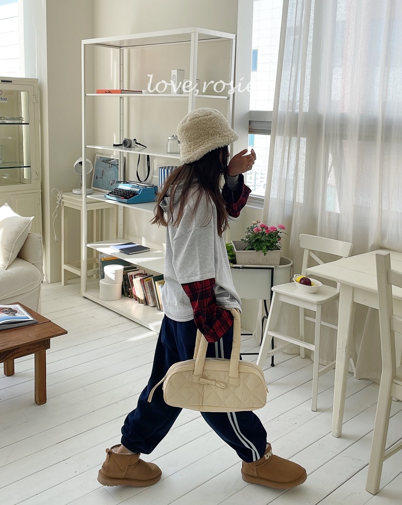 【予約】candy tape fleece pt  / love rosie (L-3XL,adult)