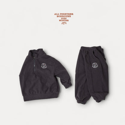 【予約】bio fleece half zipup / boneoune (XS-JL)