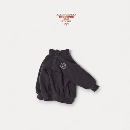 【予約】bio fleece half zipup / boneoune (XS-JL)