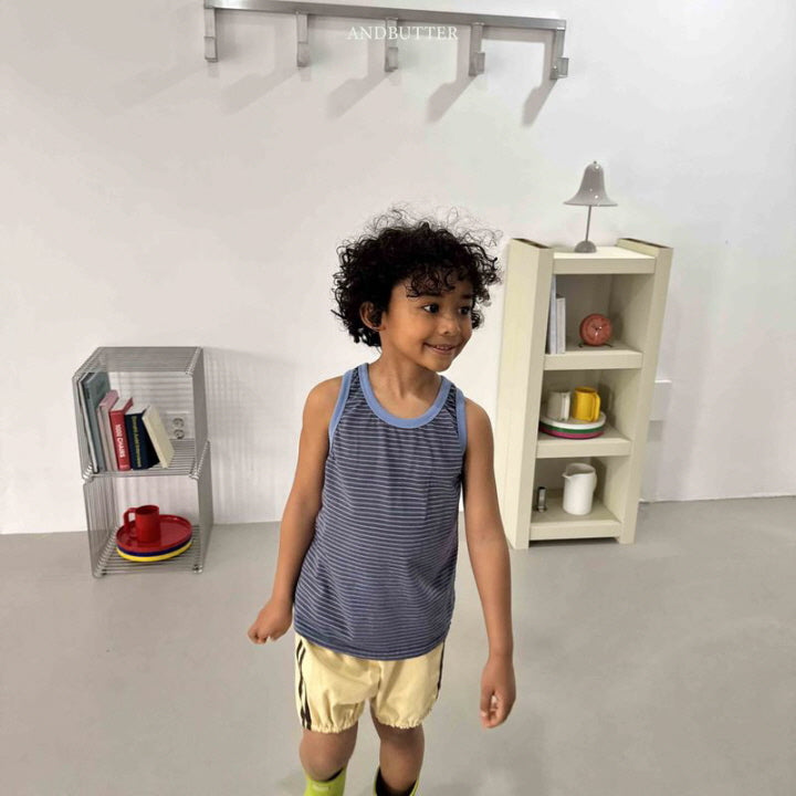 【予約】Cross sleeveless / andbutter(S-JM)