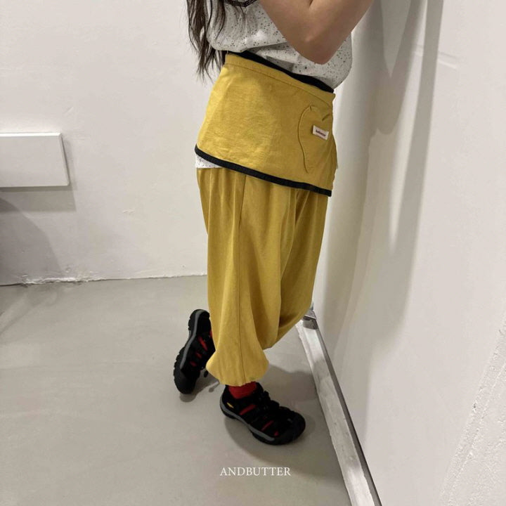 【予約】Apron pants  / andbutter(S-JM)