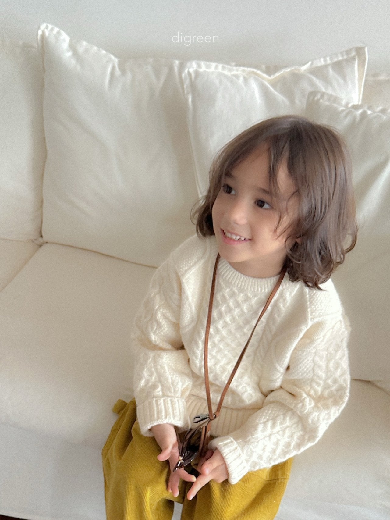 【予約】Bebe Twist knit  /  digreen(S-XXL)