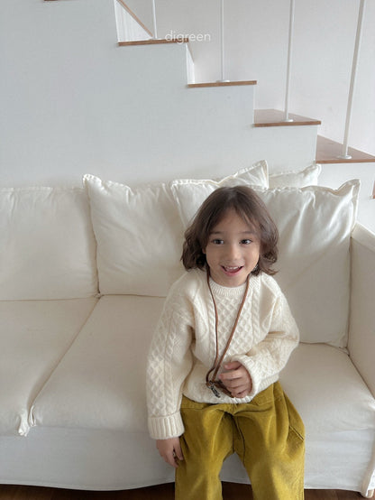 【予約】Bebe Twist knit  /  digreen(S-XXL)