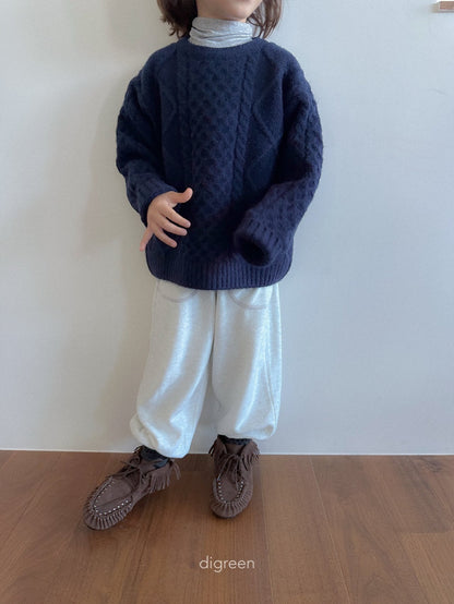 【予約】Bebe Twist knit  /  digreen(S-XXL)