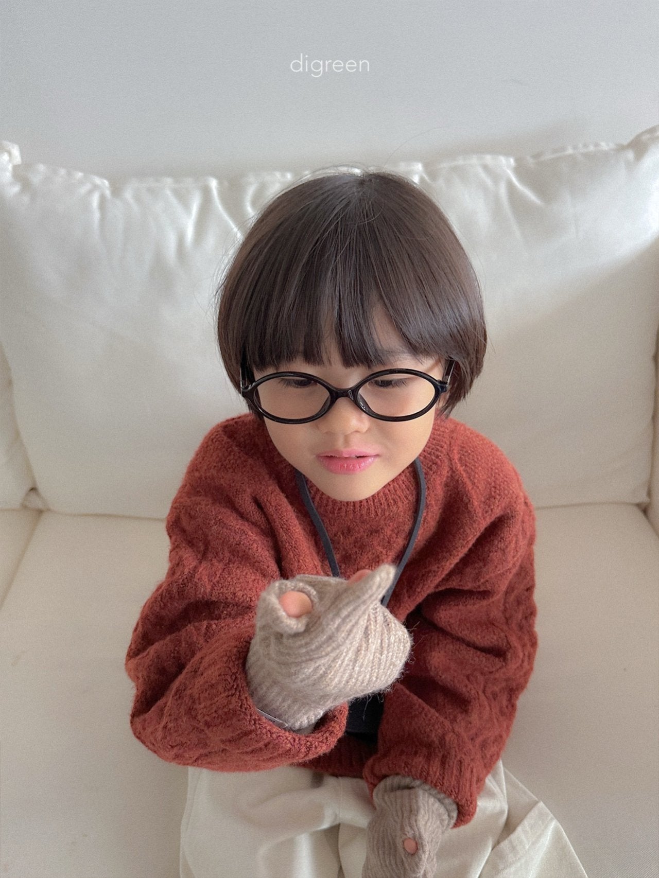 【予約】Bebe Twist knit  /  digreen(S-XXL)