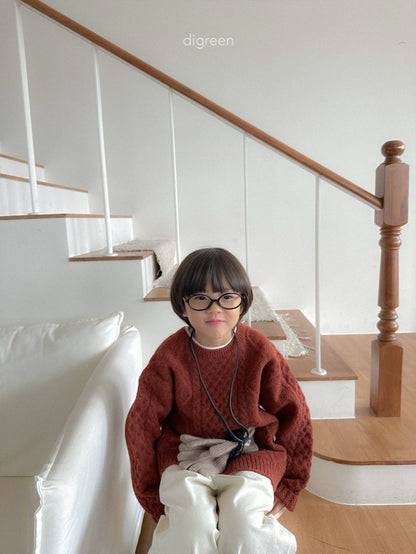 【予約】Bebe Twist knit  /  digreen(S-XXL)