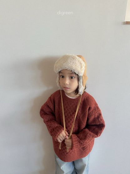 【予約】Bebe Twist knit  /  digreen(S-XXL)