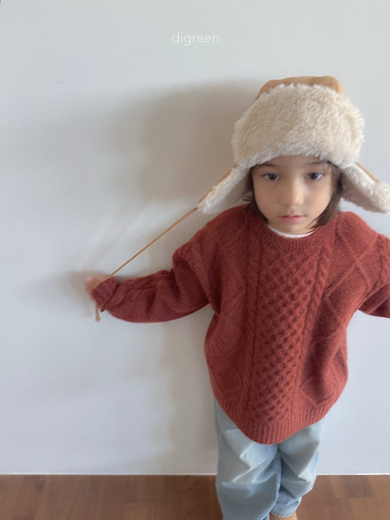 【予約】Bebe Twist knit  /  digreen(S-XXL)