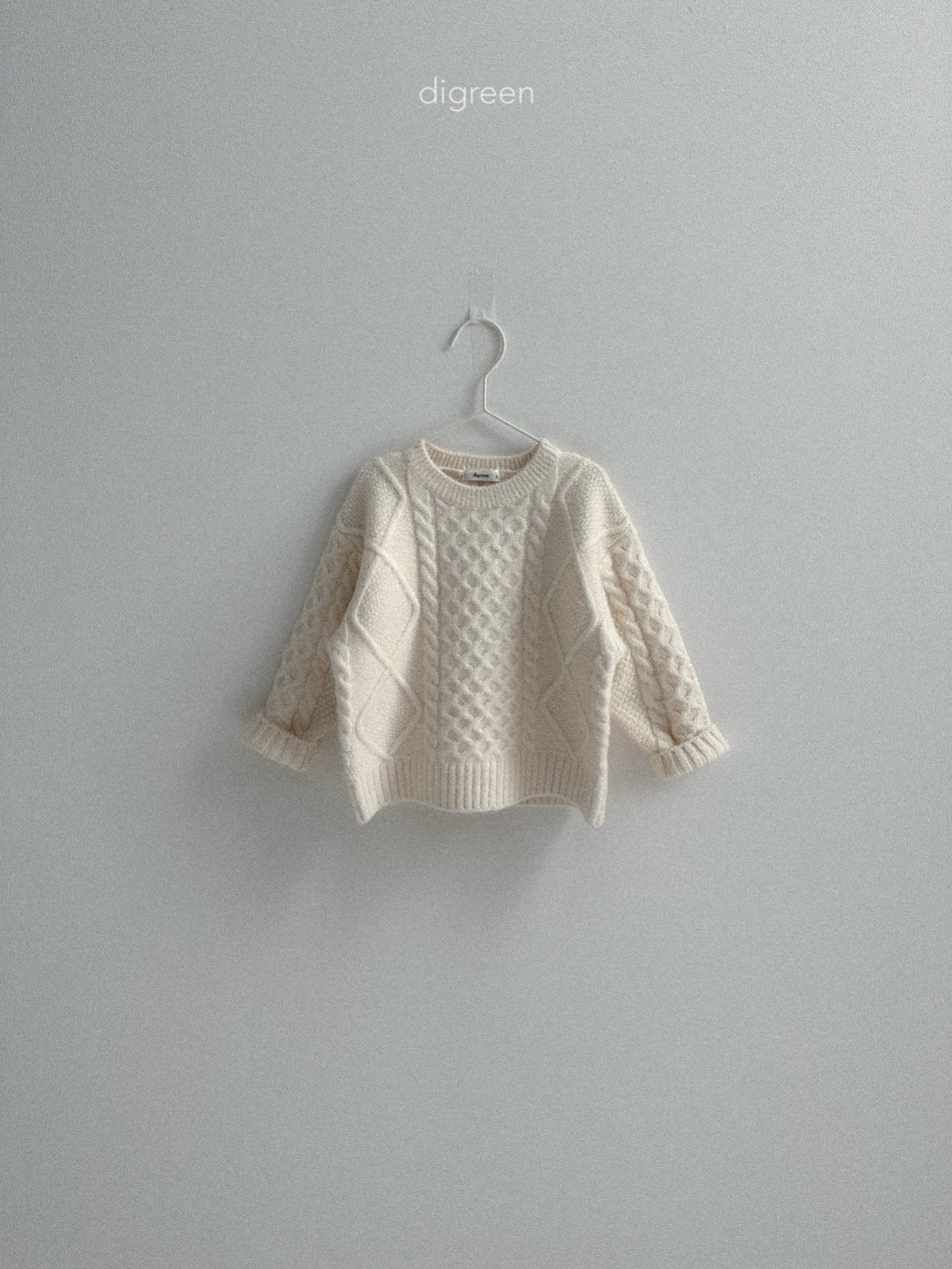 【予約】Bebe Twist knit  /  digreen(S-XXL)