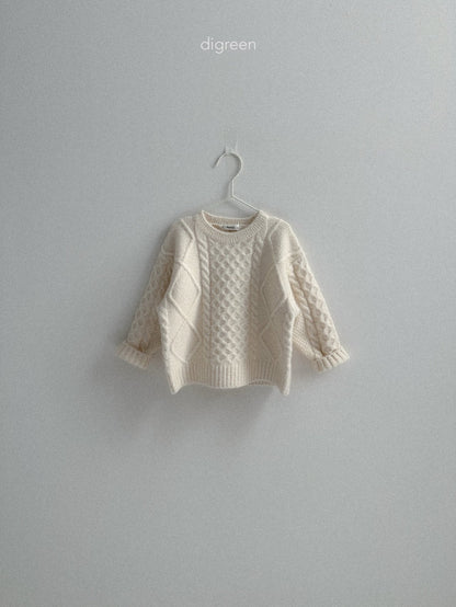 【予約】Bebe Twist knit  /  digreen(S-XXL)