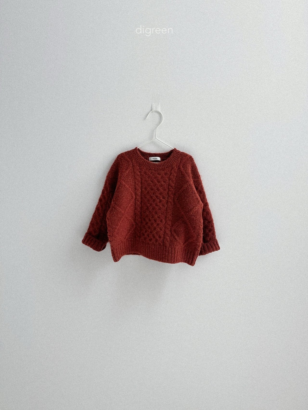 【予約】Bebe Twist knit  /  digreen(S-XXL)