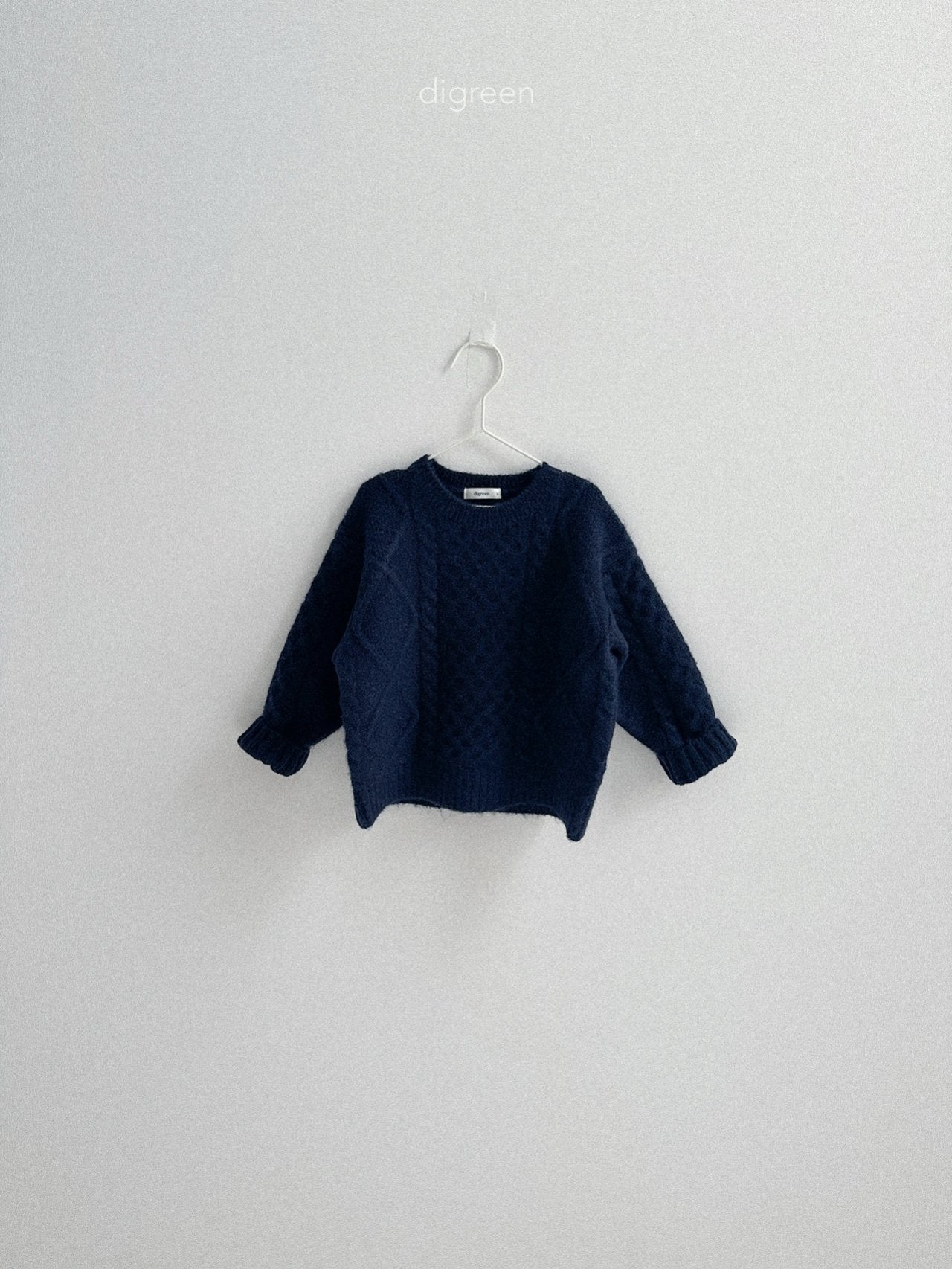【予約】Bebe Twist knit  /  digreen(S-XXL)