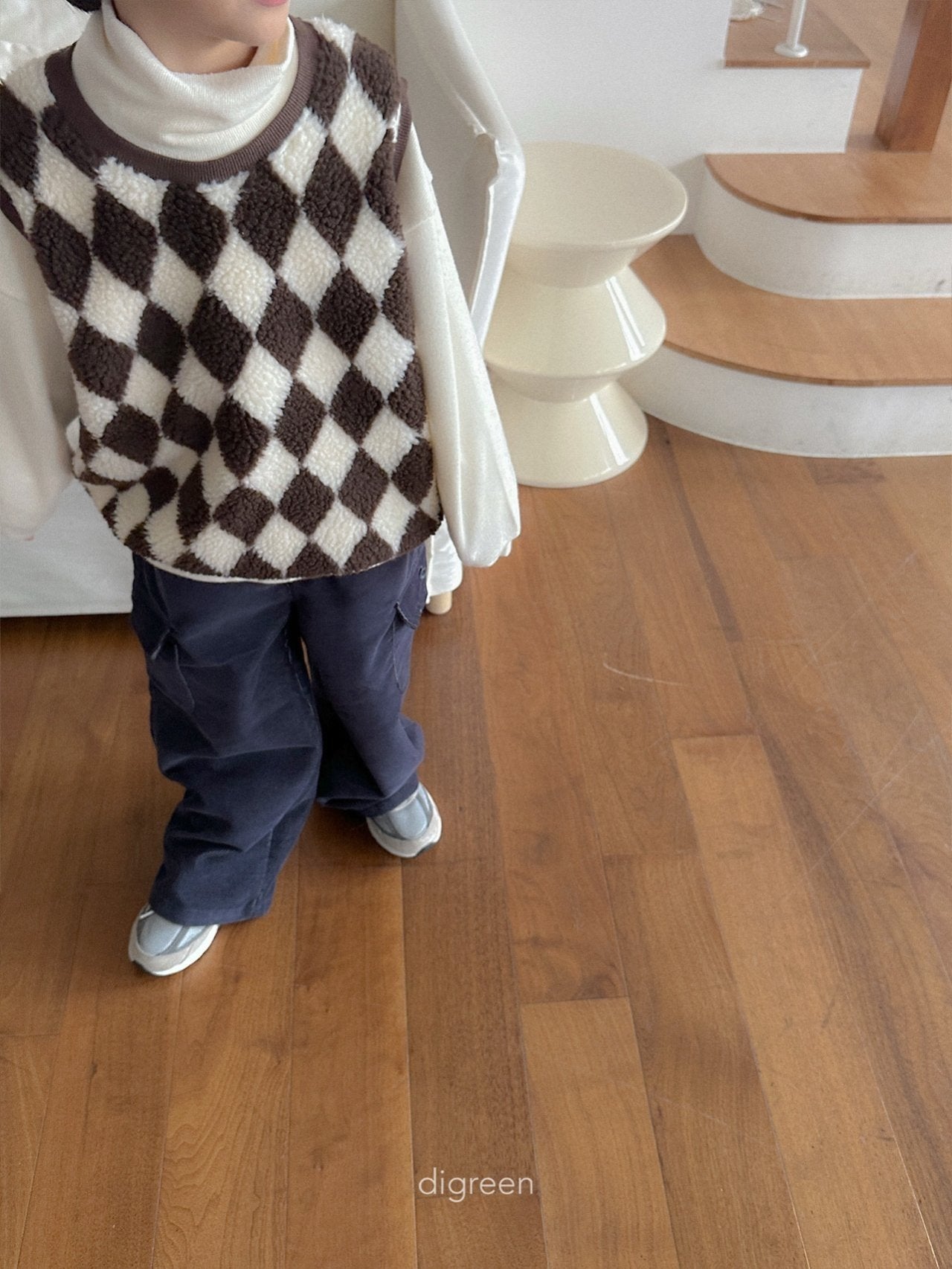 【予約】Argyle Vest  /  digreen(S-XXL)