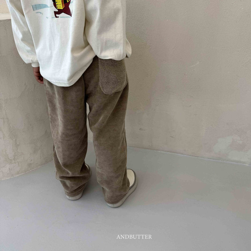 【予約】Soft Wide Pants  /  andbutter (S-JM)