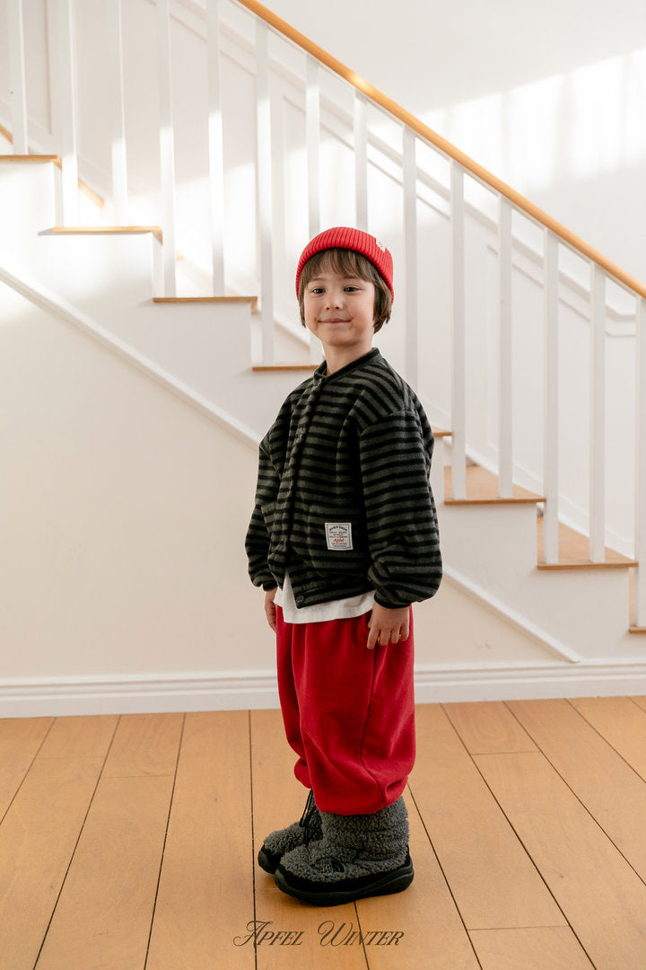 【予約】popo line cardigan  / apfel (S-2XL)