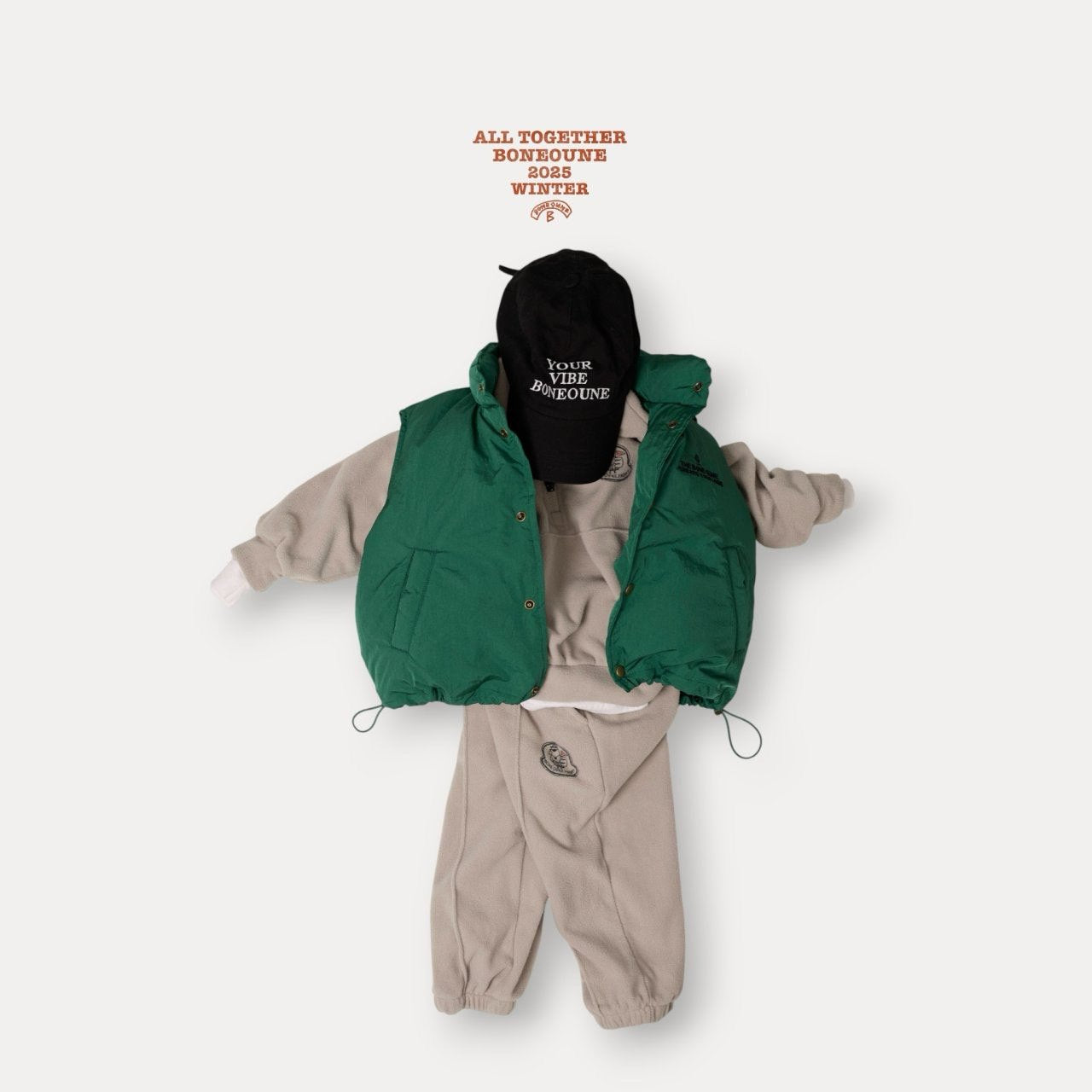 【予約】bio fleece jogger pt / boneoune (XS-JL)