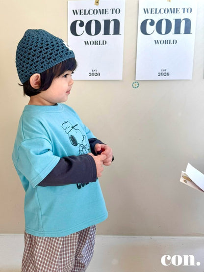 【予約】LET’S GO Tシャツ / con. (XXS-M)스눕