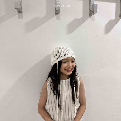 【予約】Croche Color beanie  / andbutter