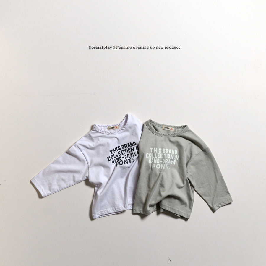 【予約】フォントシングルT / normalplay (12M-JM)