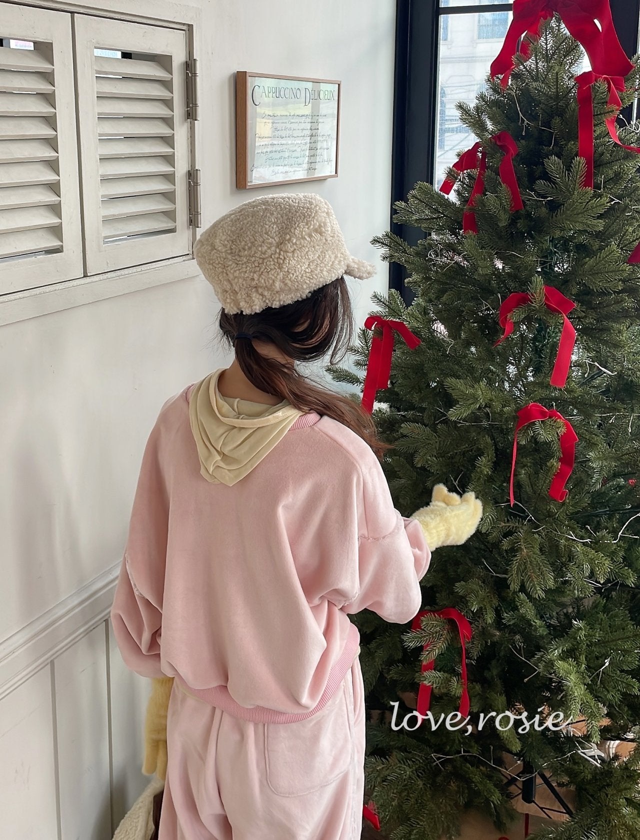 【予約】hood finger T  / love rosie (L-3XL,adult)