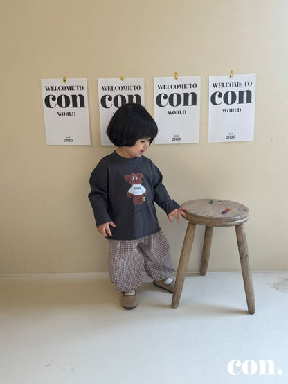 【予約】ベアTシャツ / con. (XXS-M)