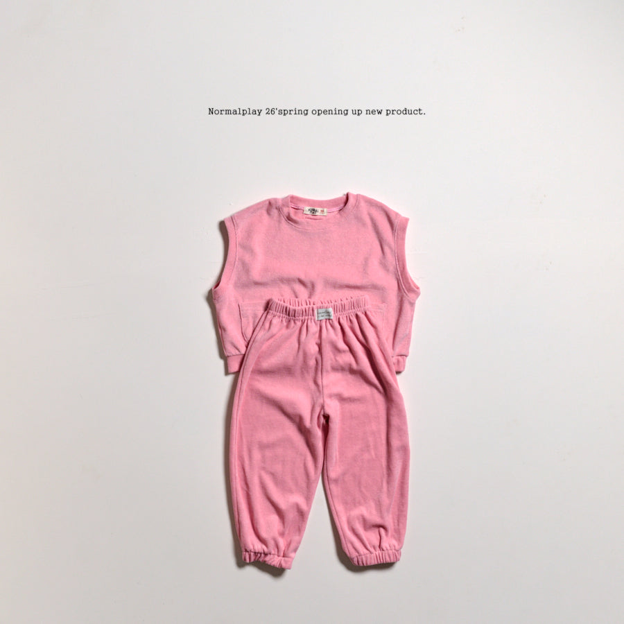 【予約】テリージョガーパンツ / normalplay (12M-JM) 두자루