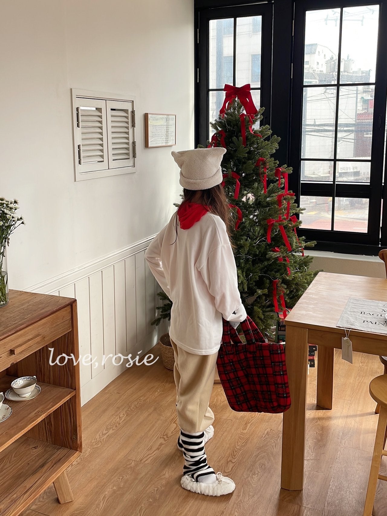 【予約】hood finger T  / love rosie (L-3XL,adult)