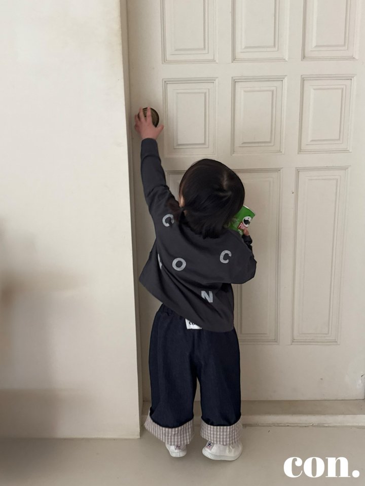 【予約】con.ロゴTシャツ / con. (XXS-M)