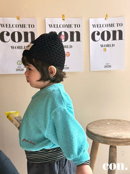 【予約】v 刺繍ニットトップス / con. (XXS-M)