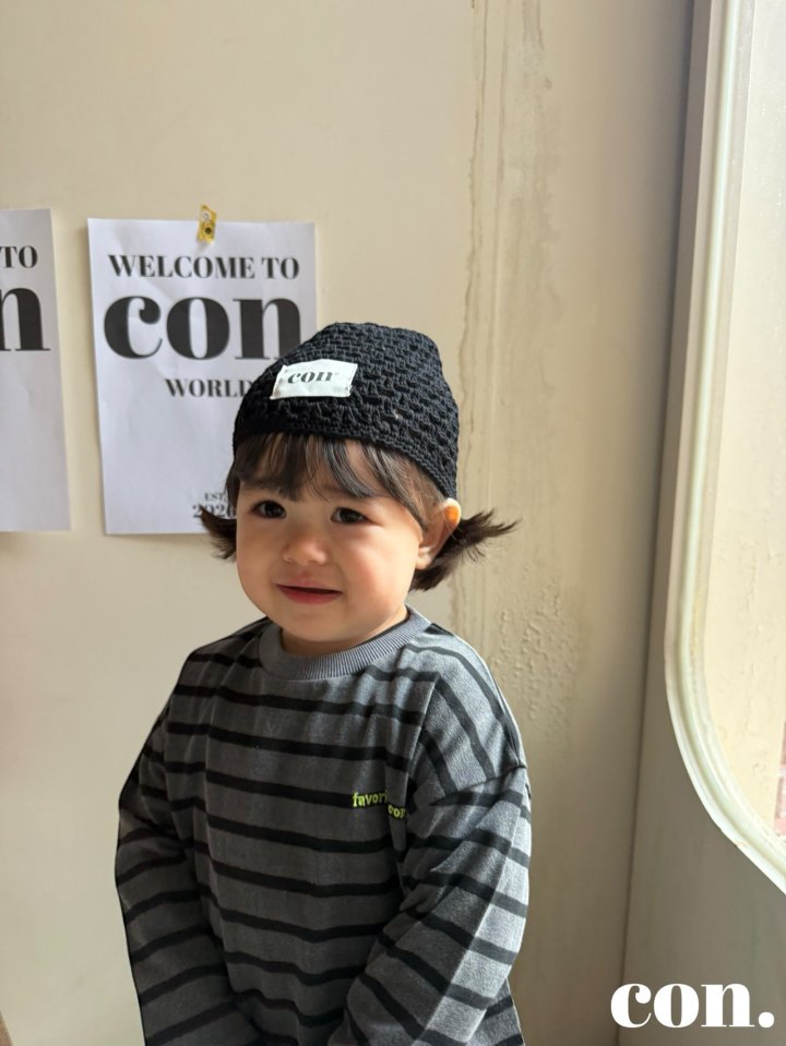 【予約】ピグメントボーダーTシャツ/ con. (XXS-M) 피그페이보릿