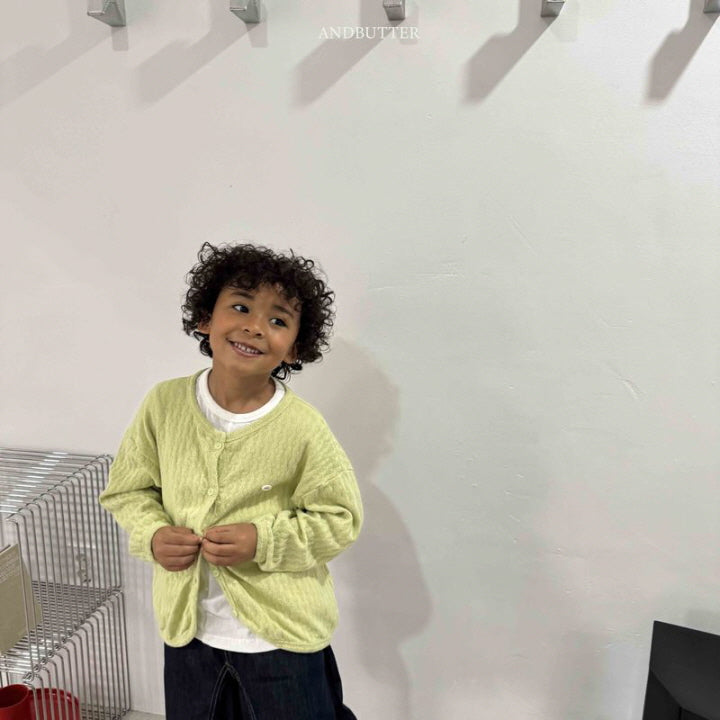 【予約】Light cardigan / andbutter(S-JM)