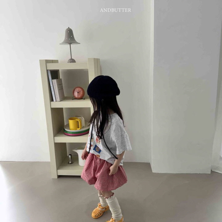 【予約】Check Balloon pants / andbutter(S-JM)