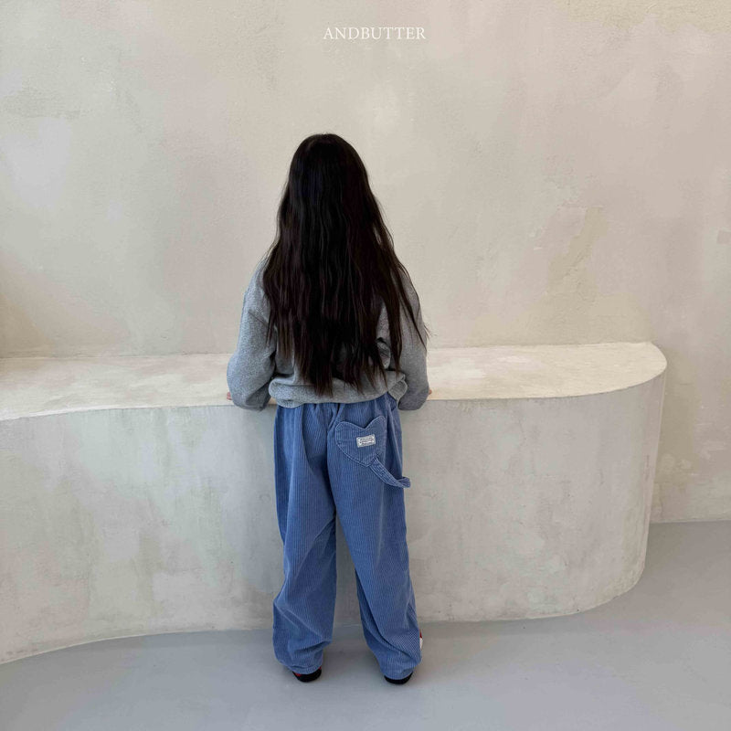 【予約】Love Ring Corduroy Pants  /  andbutter (S-JM)