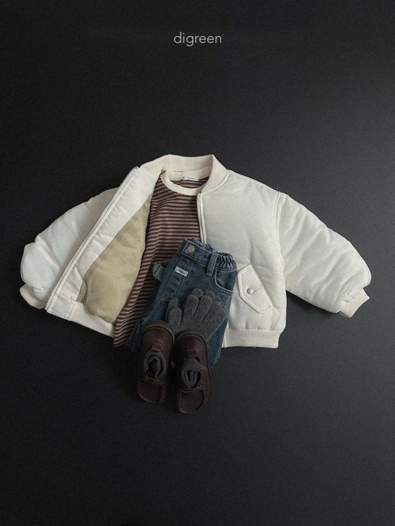 【予約】Shirry Bomber  /  digreen(S-XXL)