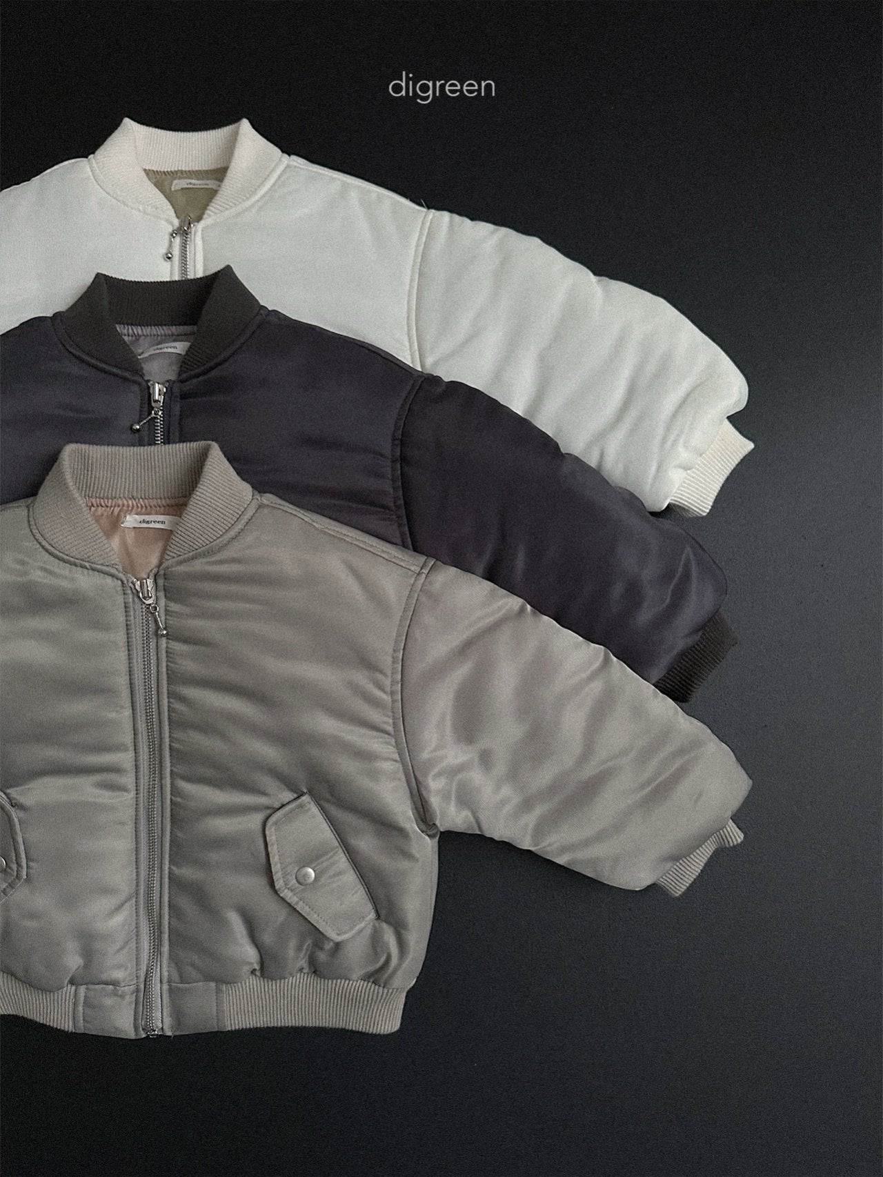 【予約】Shirry Bomber  /  digreen(S-XXL)