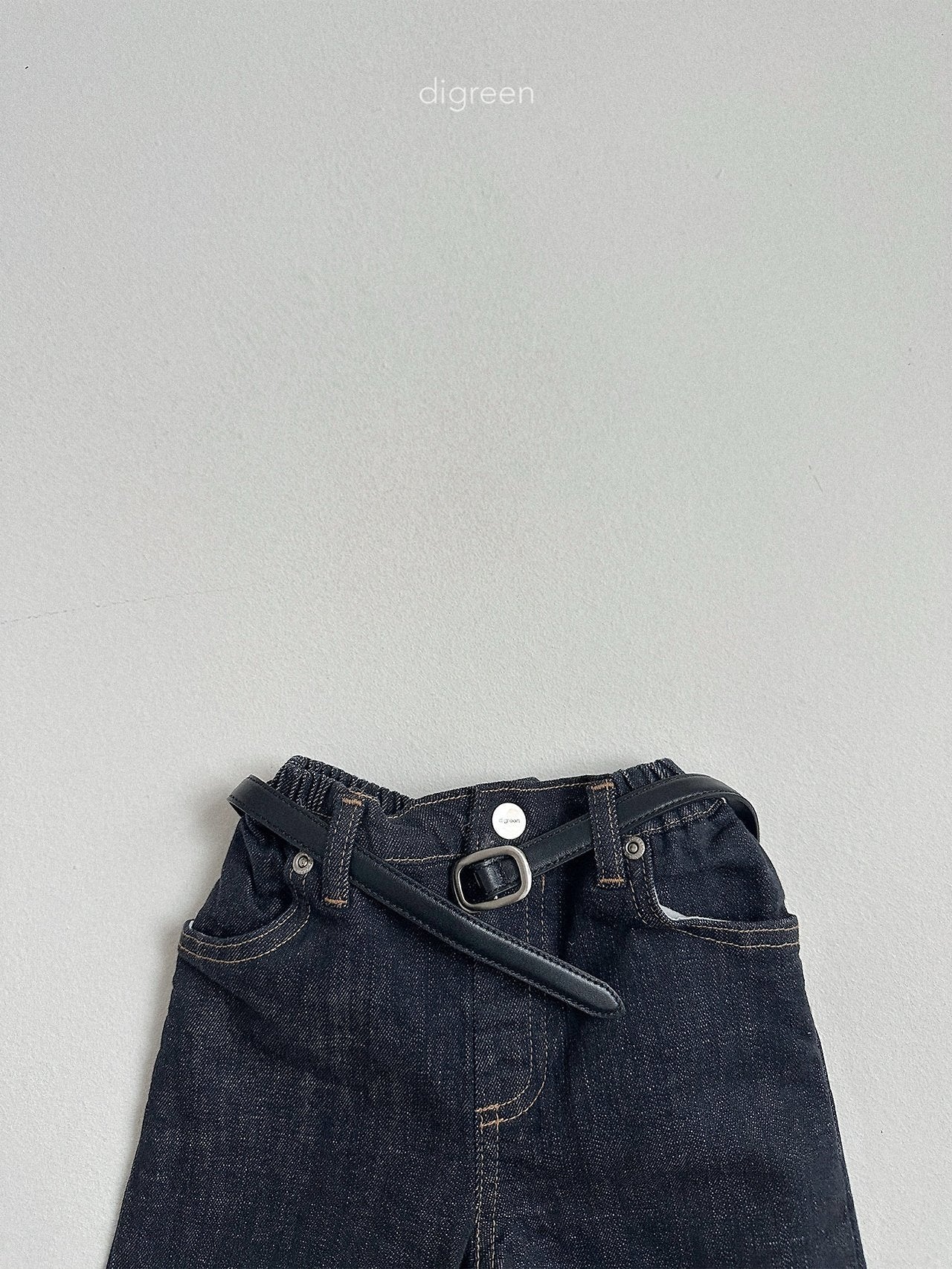 【予約】scone denim pants / digreen(S-XXL)