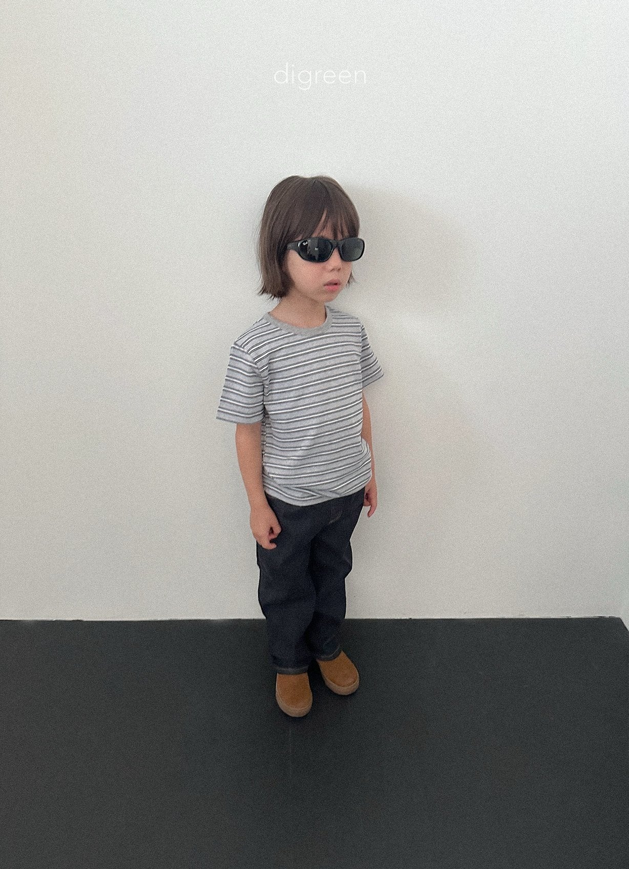 【予約】scone denim pants / digreen(S-XXL)