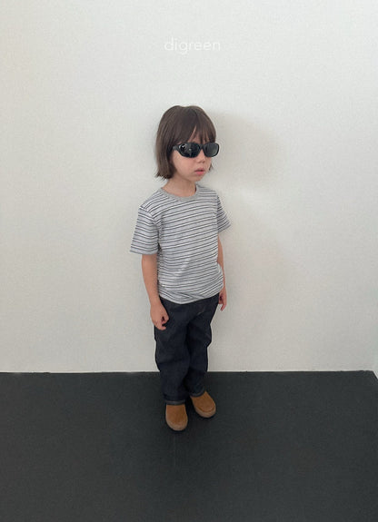 【予約】scone denim pants / digreen(S-XXL)
