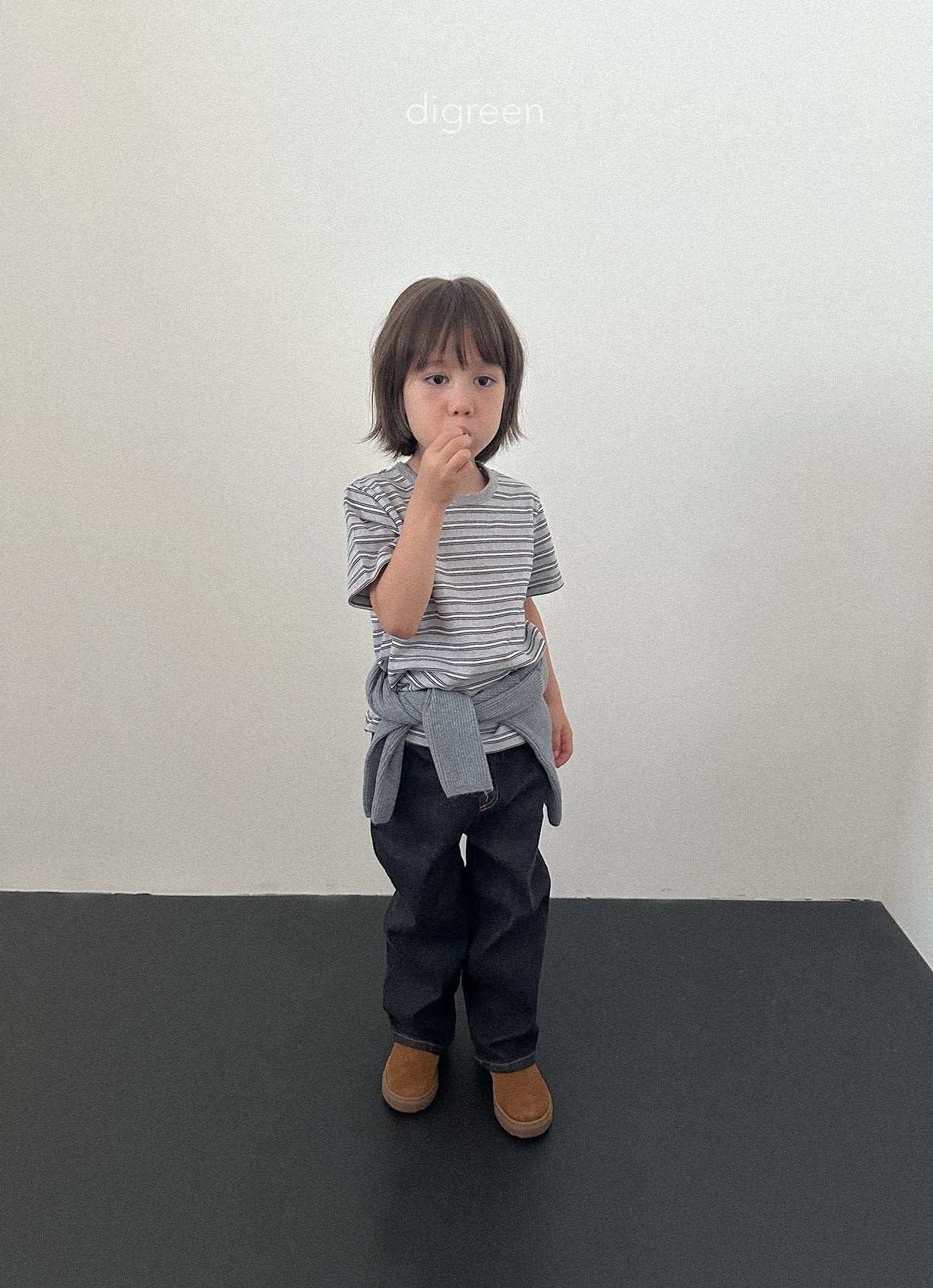 【予約】scone denim pants / digreen(S-XXL)